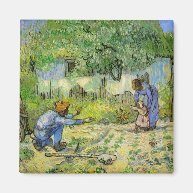 Aimant Premières étapes par Vincent van Gogh (Devant)