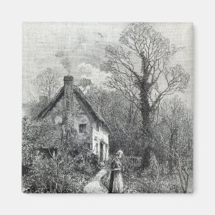 Aimant Premières fleurs, de "heure de loisirs", 1888