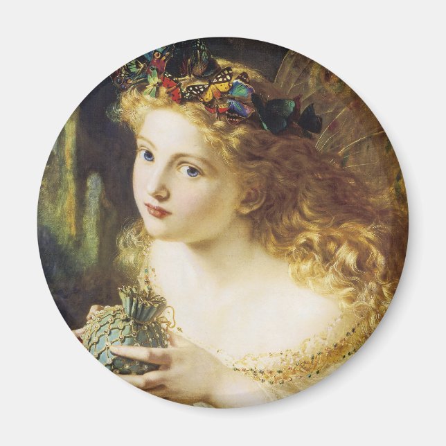 Aimant Prenez le juste visage de la femme (Devant)