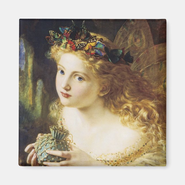 Aimant Prenez le juste visage de la femme (Devant)