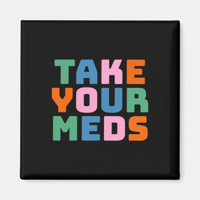 Aimant Prenez vos médicaments (Devant)