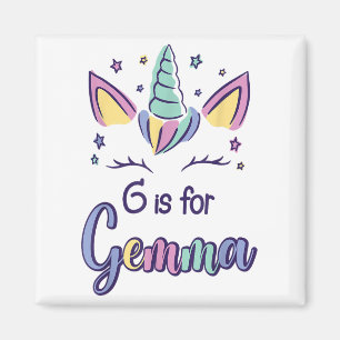 Aimant Prénom Gemma D G Est Pour Gemma