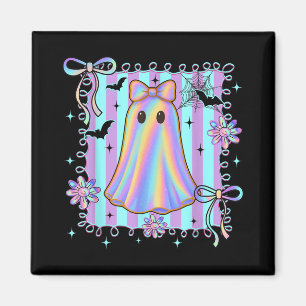 Aimant Preppy Colorful Coquette Bow Ghost Boo Girl Éffray