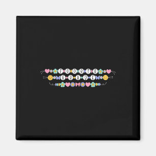 Aimant Preppy Retour À L'École 4E Grade Bracelet Enseigna