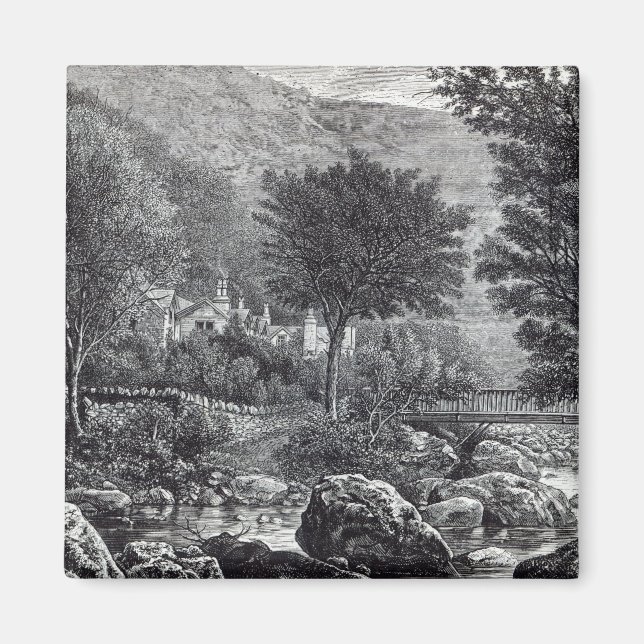 Aimant Près de Lynmouth, de 'Leisure Hour', 1888 (Devant)