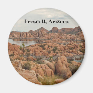 Aimant Prescott Arizona Red Rock Lake Photo paysage
