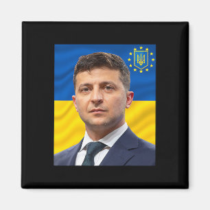 Aimant Président De L'Ukraine Volodymyr Zelensky - Se Ten