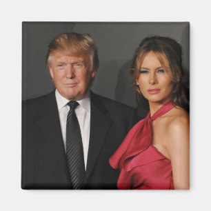 AIMANT PRÉSIDENT DONALD TRUMP ET MELANIA