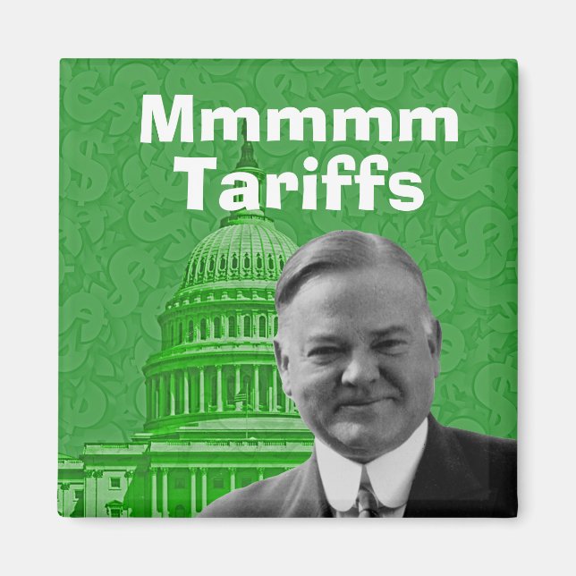 Aimant Président Herbert Hoover Tarifs (Devant)