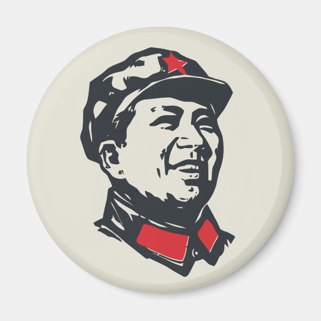 Aimant Président Mao Portrait (Devant)