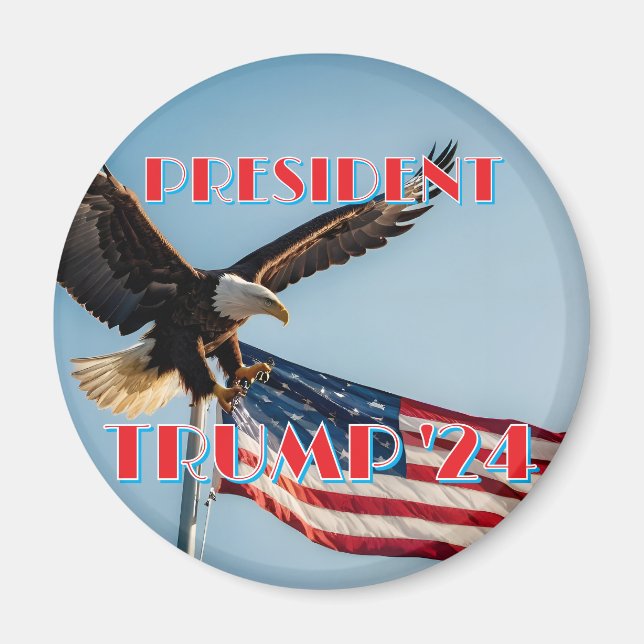 AIMANT PRÉSIDENT TRUMP 2024 (Devant)