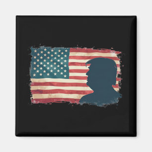 Aimant Président Trump 2024 American Patriot Democracy 1