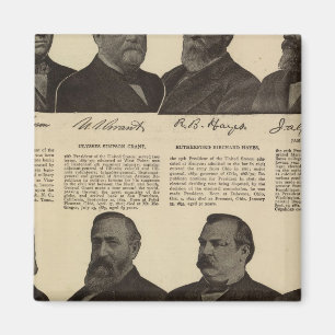 Aimant Présidents US, autographes, biographies