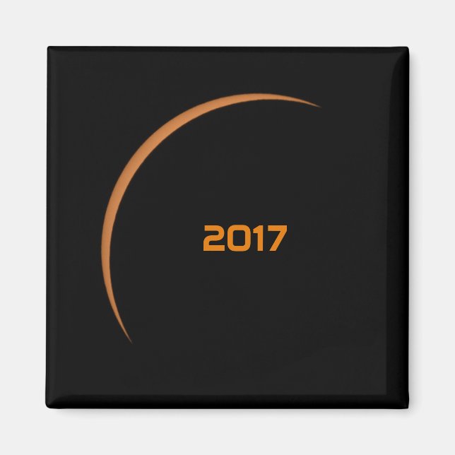 Aimant Presque 2017 Éclipse solaire partielle (Devant)