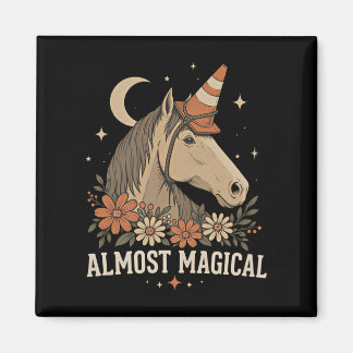 Aimant Presque licorne de cheval drôle magique