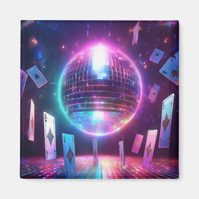 Aimant Prêt Pour Une Nuit De Danse Et De Jeu (Devant)