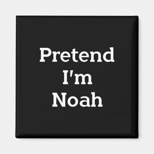 Aimant Prétendre que je suis Noah Costume Bible Funny Hal (Devant)