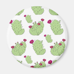Aimant Prickly Pear Motif Texas State Plante Cactus Love