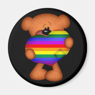 Aimant Pride Coeur Teddy Ours