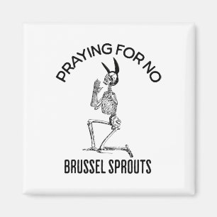 Aimant Prier Pour Pas De Brossel Frappe Drôle Skelet Pâqu