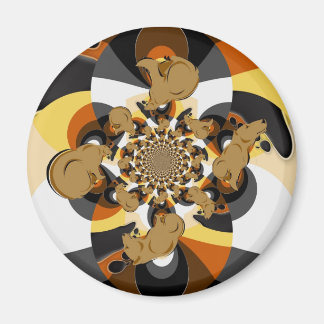 Aimant Prière d'ours Tourbillonnant