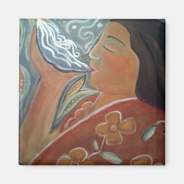 Aimant Priez Avec De L'Eau (Devant)