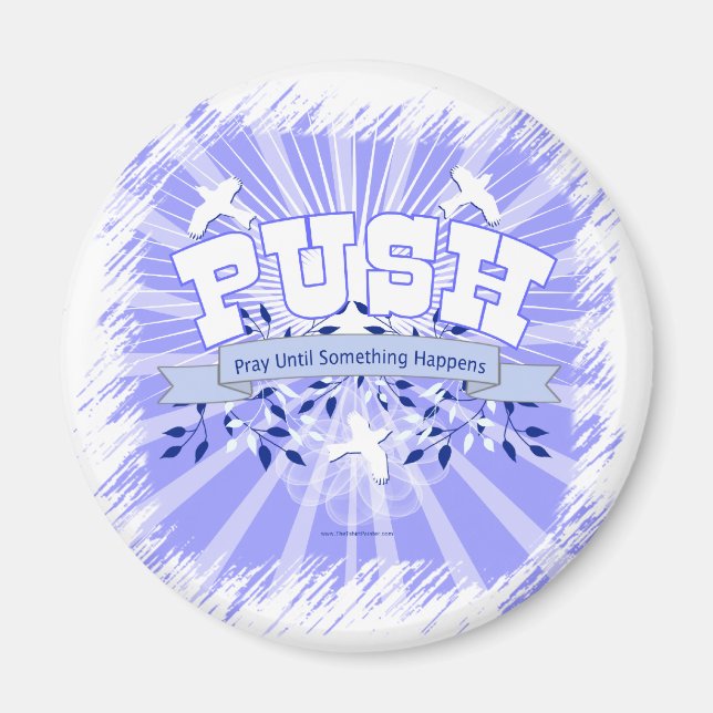 Aimant Priez Jusqu'À Ce Que Quelque Chose Arrive (Devant)