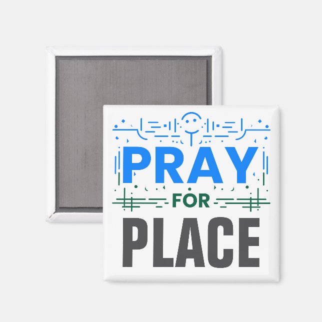 Aimant Priez pour la compassion (Recto/Verso)