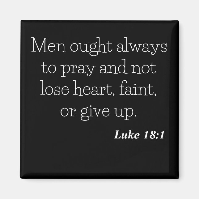 Aimant Priez toujours (Devant)