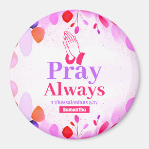 Aimant Priez toujours Boho Christian Ado Don fille