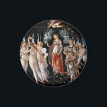 Aimant Primavera Botticelli<br><div class="desc">Primavera de Botticelli. Portrait multi-figuré classique dans la nature. Reproduction d'oeuvres d'art célèbres dans le domaine public.</div>