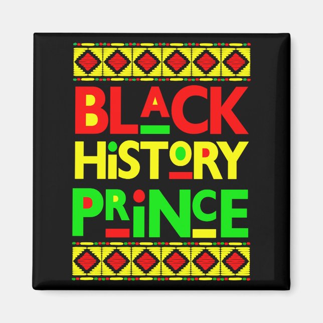 Aimant Prince de l'histoire noire Mélanine Garçon Fils Br (Devant)