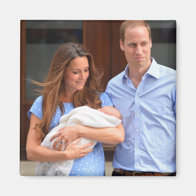Aimant Prince George Royal Baby (Devant)