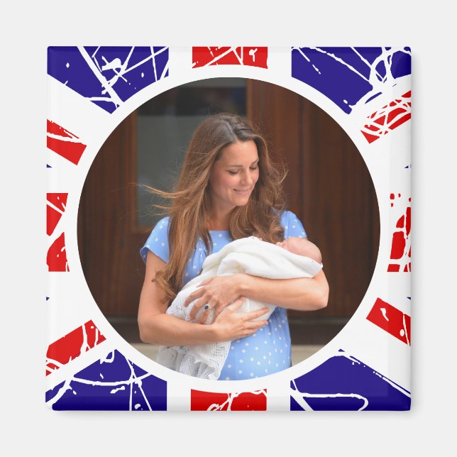 Aimant Prince George Royal Baby (Devant)