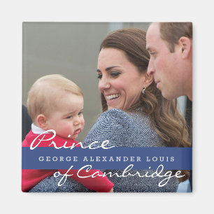 Aimant Prince George - William et Kate