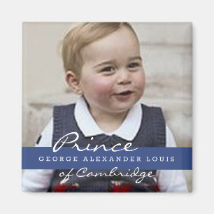 Aimant Prince George - William et Kate