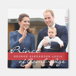 Aimant Prince George - William & Kate
