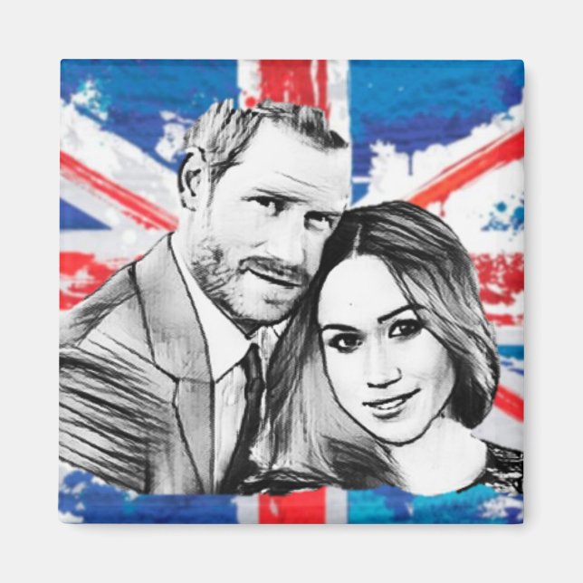 Aimant Prince Harry fiançailles (Devant)