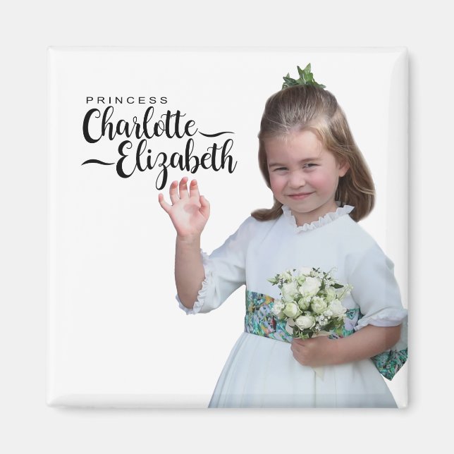 Aimant Princess Charlotte Elizabeth 6e Anniversaire Magne (Devant)