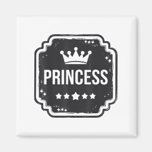 Aimant Princess Security Team Papa Maman Fête d'anniversa