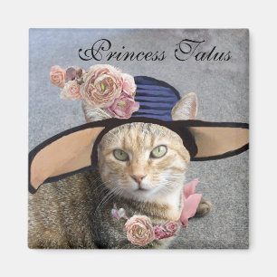 AIMANT PRINCESS TATUS /ELEGANT CAT, GRAND DIVA CASQUETTE 