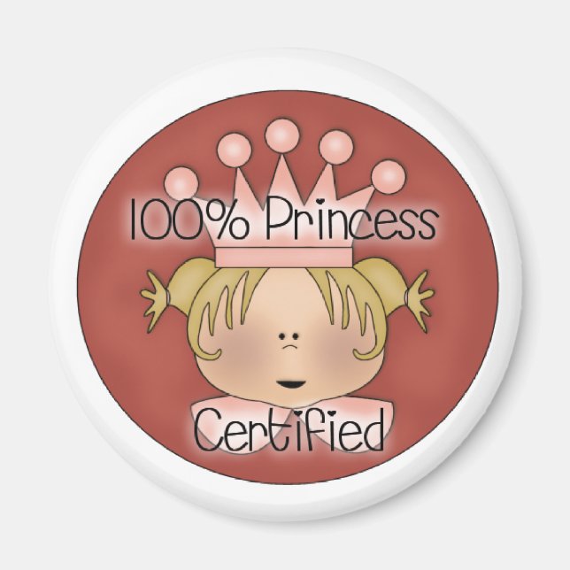 Aimant Princesse à 100 % (Devant)