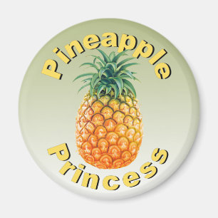 Aimant Princesse à l'ananas