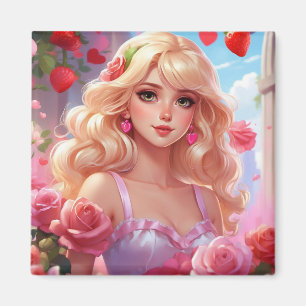 Aimant Princesse de printemps 