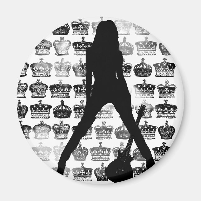 AIMANT PRINCESSE DE ROCK (Devant)