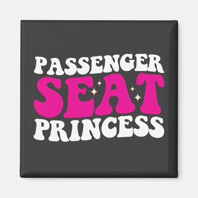Aimant Princesse de siège passager Fille Voiture Groovy R (Devant)