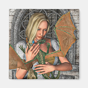 Aimant Princesse et Dragon