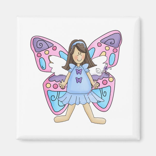 Aimant Princesse Fée Papillon (Devant)