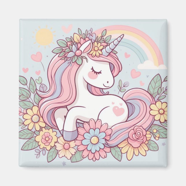 Aimant Princesse Fleur (Devant)