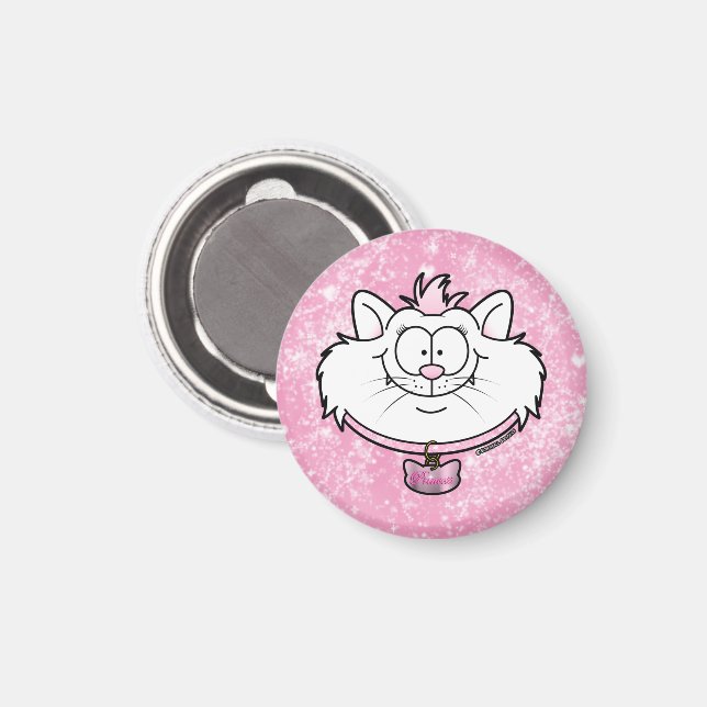 Aimant Princesse Kitty Rose Paillette Graphiques Screwbal (Recto/Verso)